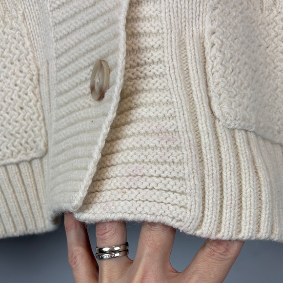 Eddie Bauer Women's Ivory Cardigan Sweater - Picture 14 of 14